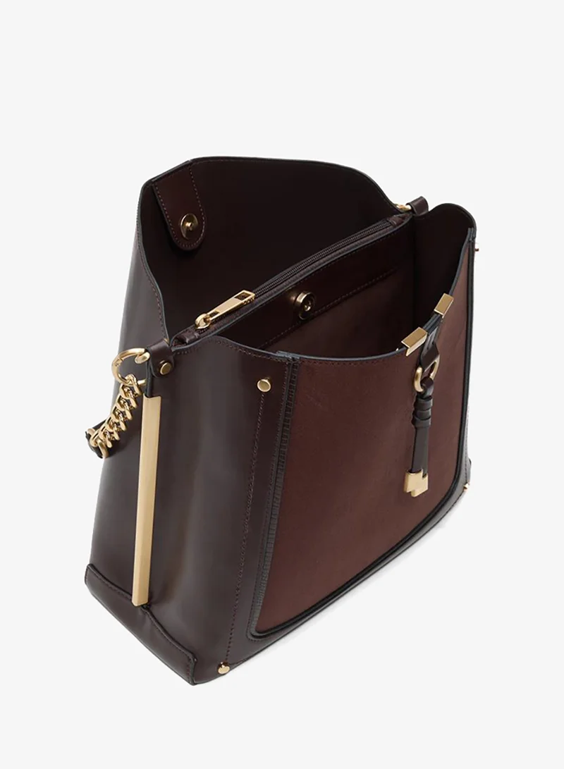 Aldo  Nalyania Ladies Brown Bucket Bag for Women | Best Price UAE