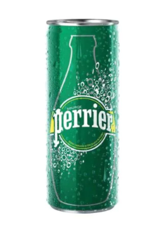 Carbonated Natural Mineral Water Slim Can
