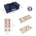 GOTHINK Giant Wood Dominoes Game Outdoor Set for Adults and Kids 28pcs Jumbo LargeFormat Domino Tile with Carrying Bag for Birthday Holiday Family Party Games Outdoor Lawn and Backyard Activities - Image 4