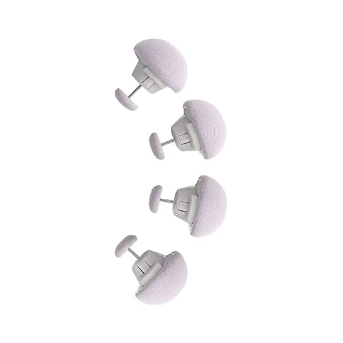 Nathgra - Duvet Clips Mushroom Cover Pins Cotton Quilt Fixer Duvet Fasteners Grippers Anti-Movement Bed Quilt Clamps Sheet Quilt Holder Clips for Socks Curtains Quilt Cove (Pack of 4, Grey) - Image 1