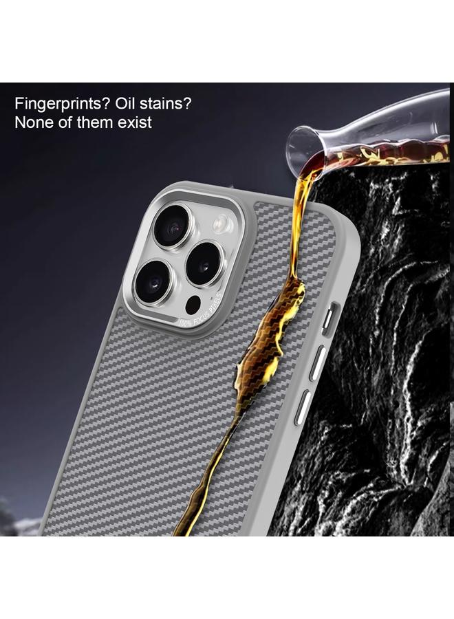 S-TOP Case For iPhone 11 Pro Max Carbon Fiber Texture MagSafe Magnetic Shockproof Phone Case - Image 5