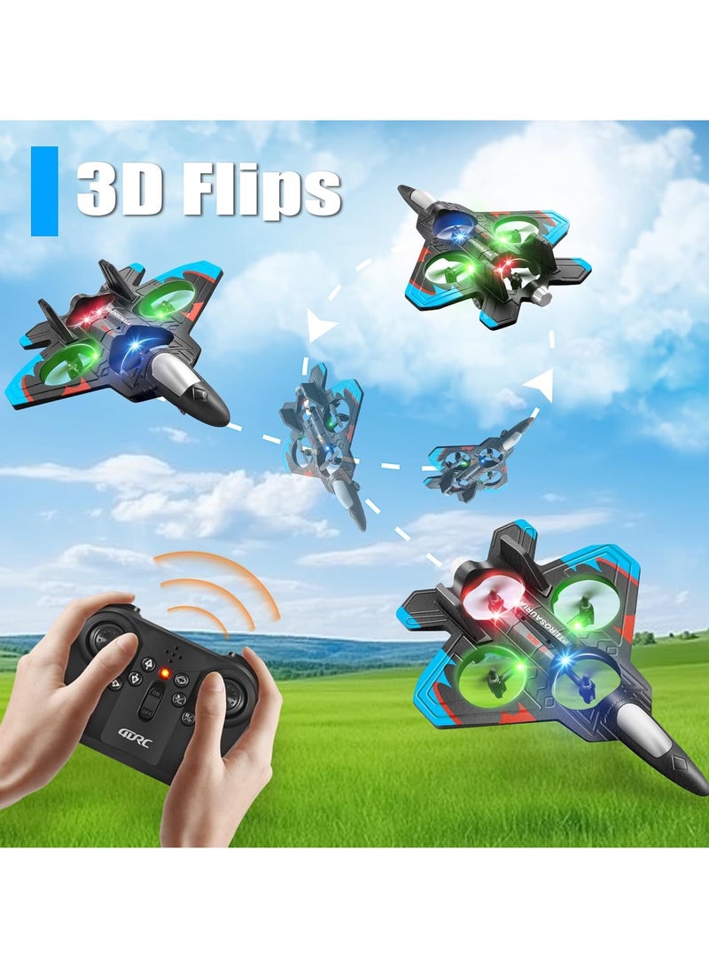Remote Control Airplanes RC Planes for Kids Adults 8-16, RC Airplane Fighter Jet with Light, 360° Flip Fighter Jet Toy, Gravity Sensing, Stunt Roll, Airplane Toy Gifts for Kids Boys - Image 5
