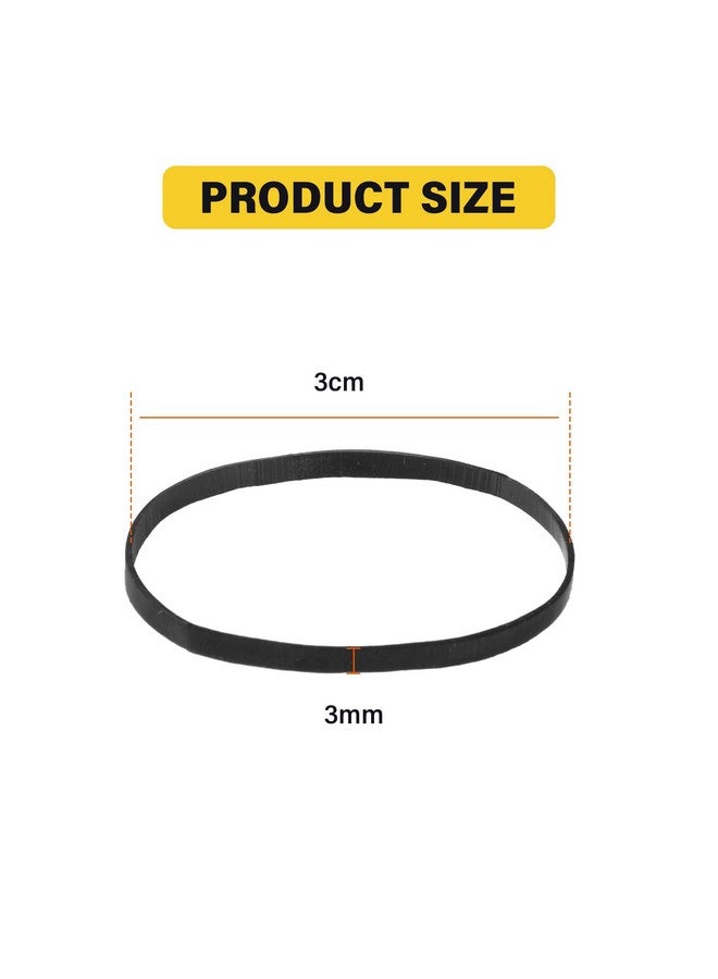 eBoot 500 Pcs 3 mm Black Elastic Hair Bands Mini Rubber Bands Small Hair Ties Ponytail Elastics Holders for Braids Hair - Image 2