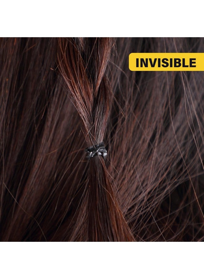 eBoot 500 Pcs 3 mm Black Elastic Hair Bands Mini Rubber Bands Small Hair Ties Ponytail Elastics Holders for Braids Hair - Image 5