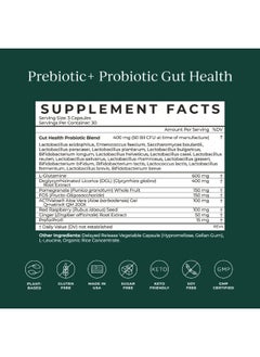 Cymbiotika Probiotic 50 Billion Cfu, 90 Capsules, Effective Prebiotic + Probiotic Gut Health, Supports Healthy Digestion For Men & Women, Digestive Health Supplement  - Image 4