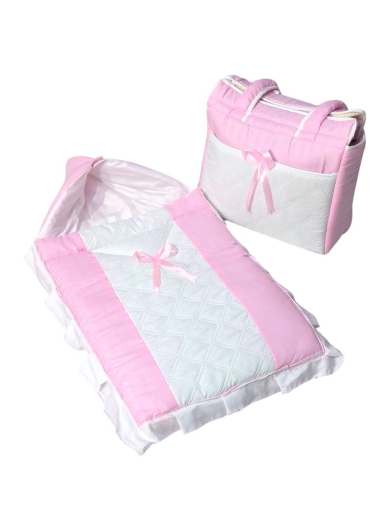 BABYCARA 6-Piece Set of Bed Sheet Baby House Diaper Bag Nursing Home  - Image 4