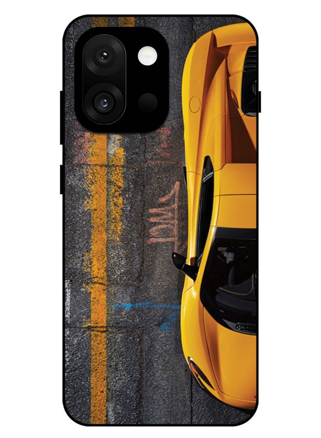 الصيد العين غطاء حماية مطبوع لهاتف OnePlus 13T - سيارة صفراء من جانب واحد - Image 1