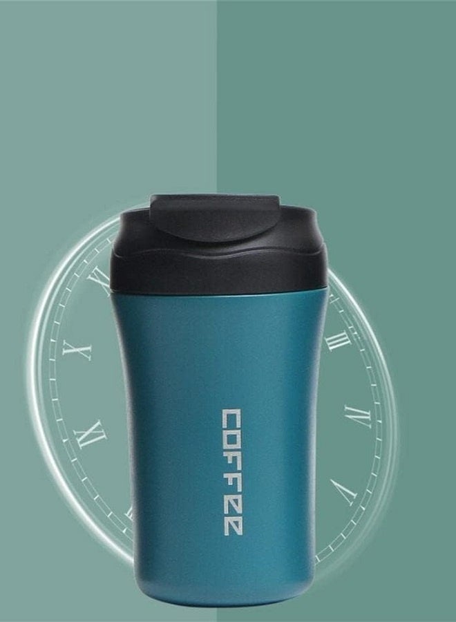 كوب حراري مع قشة فيروزي 400 مل - Image 1