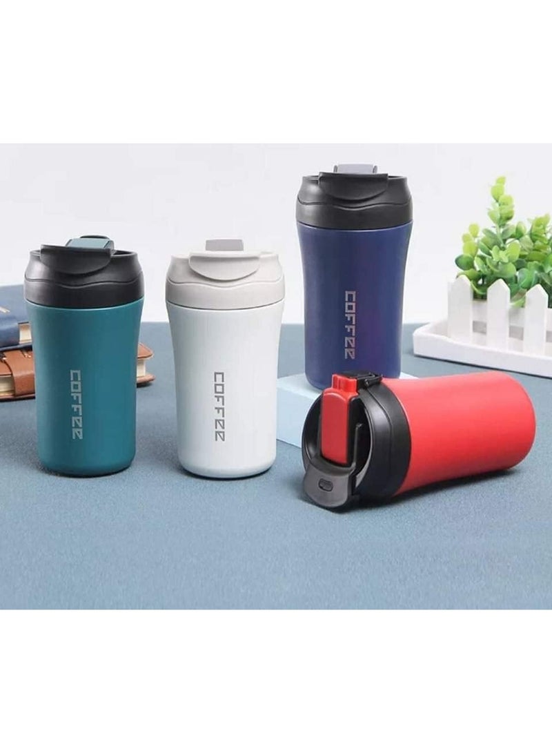 كوب حراري مع قشة فيروزي 400 مل - Image 3