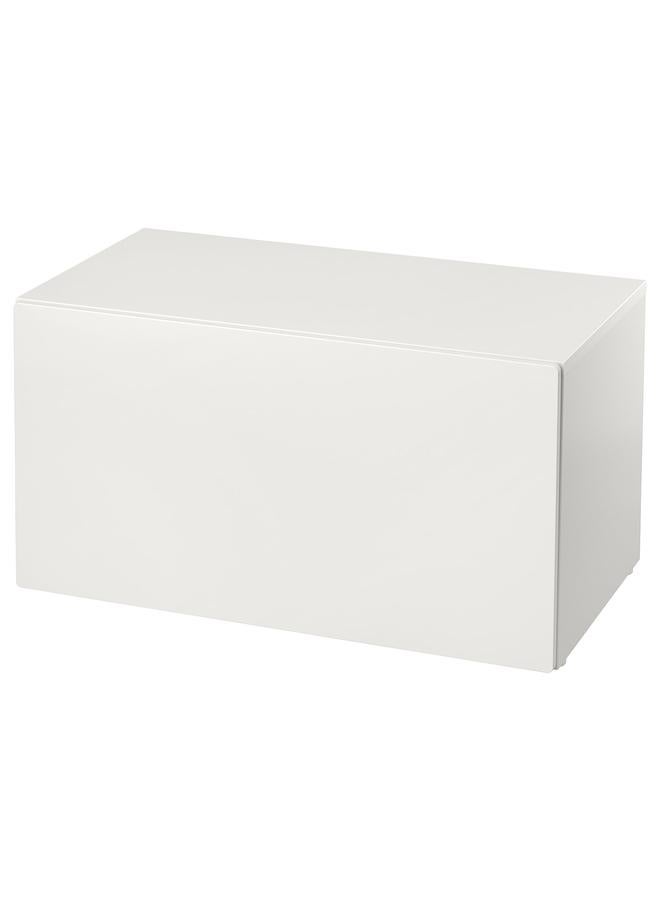 Zaboon Bench With Toy Storage, White/White, 90X52X48 Cm - Image 1