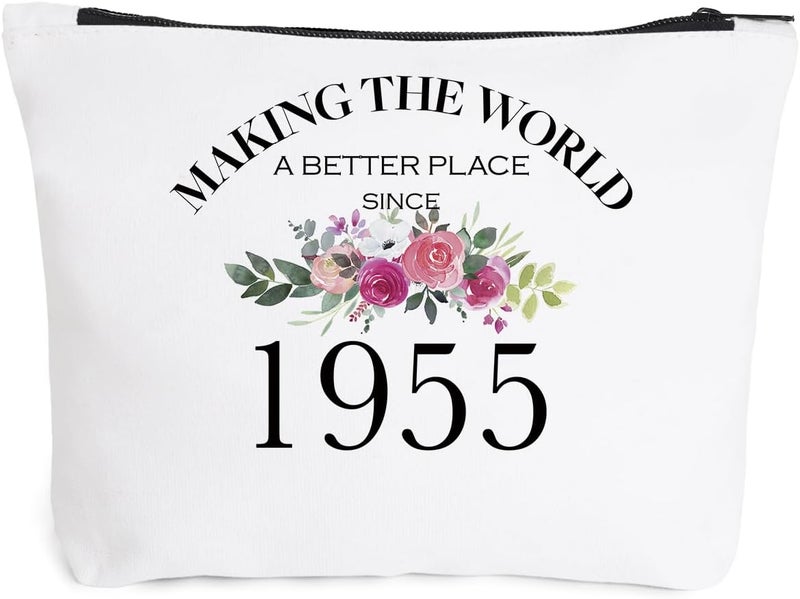 Fokongna 70th Birthday Gifts for Women Mom Grandma Aunt BFF Friends Teacher Boss Staff Colleague Coworker-Making The World Since 1955-70 Years Old Gifts Ideas For Women Turning 70 for Wife Sisters