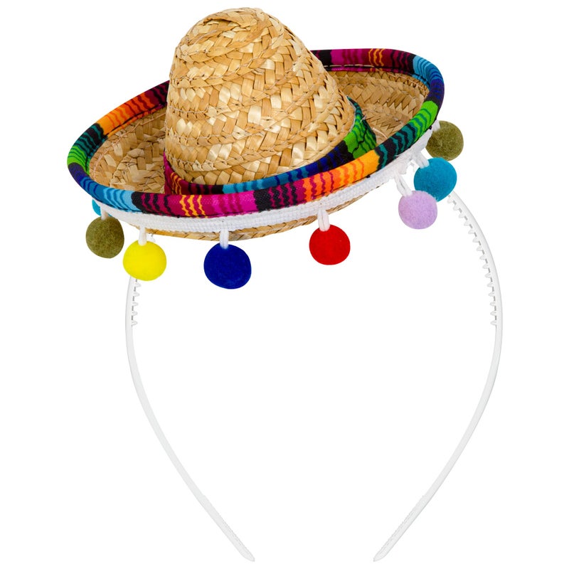 Melisheer Cinco De Mayo Mini Sombrero Headbands with Fiesta Party Costume Theme - Image 3