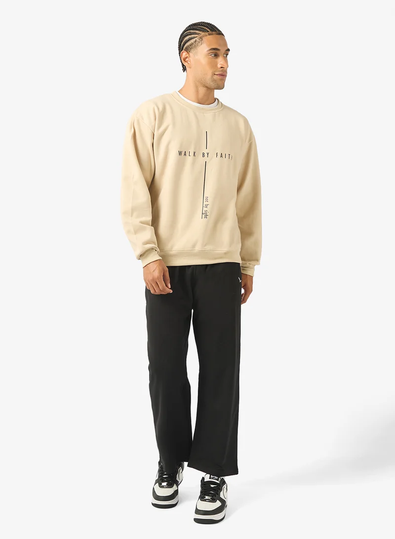 Seventy Five Basics Graphic Design Oversized Joggers
