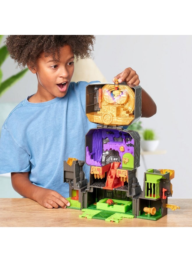 Treasure X Lost Lands Skull Island Skull Temple Mega Playset, 40 Levels of Adventure. 4 Micro Sized Action Figs. Survive The Traps and Discover Guaranteed Real Gold Dipped Treasure - Image 2