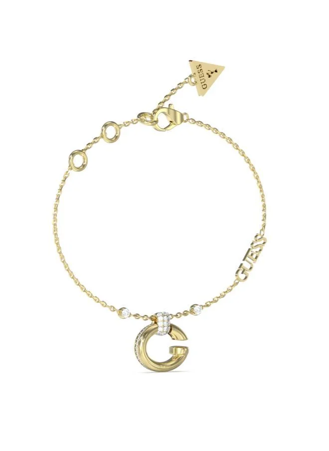 جس Logo & Crystals Bracelet