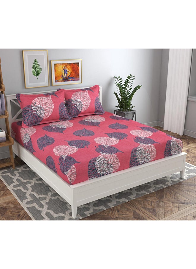 BSB HOME BSB HOME® Glace Cotton 180 TC Big Flower Printed Single Bedsheets with 1 King Size Pillow Cover, (60X90 Inches, 4 X 6 Feet)  - Image 2