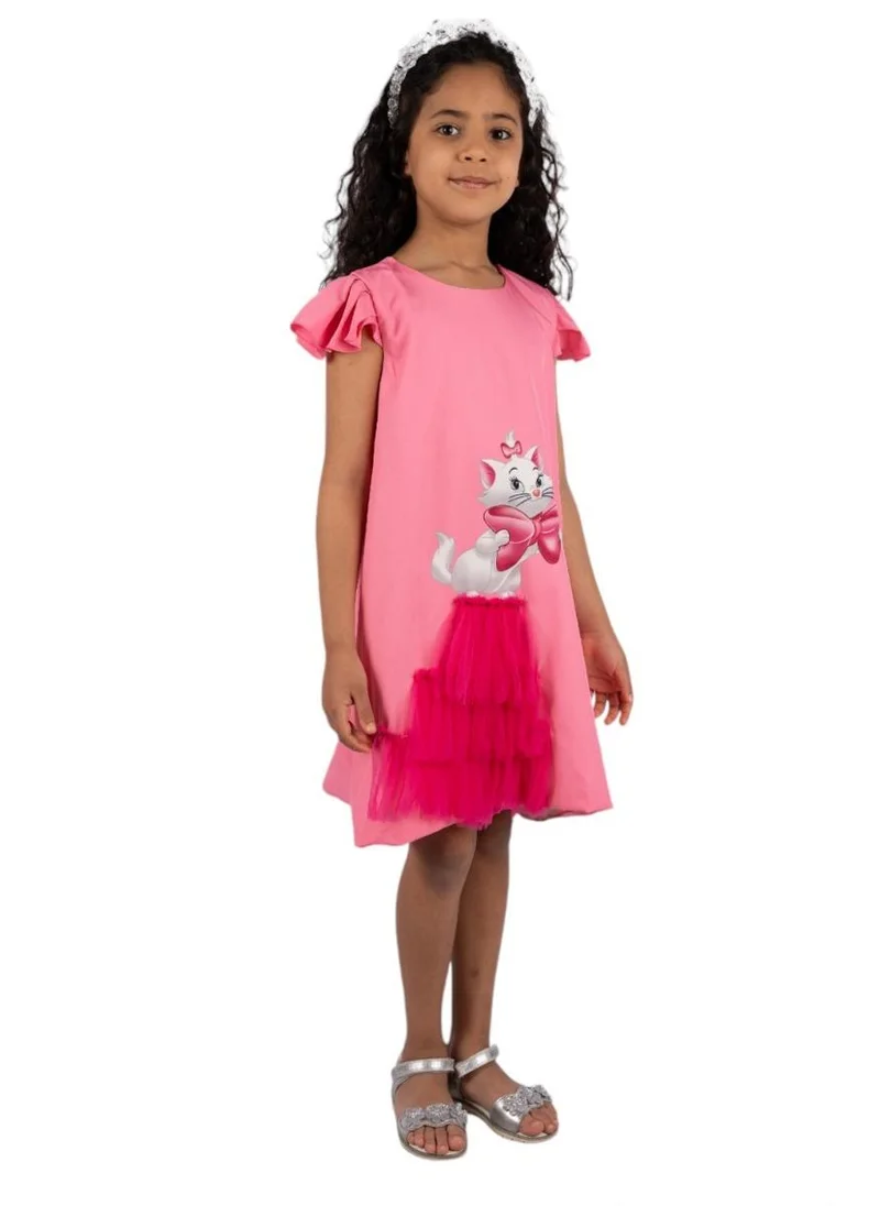 دىدانيالا Kitten Cartoons Casual Dress