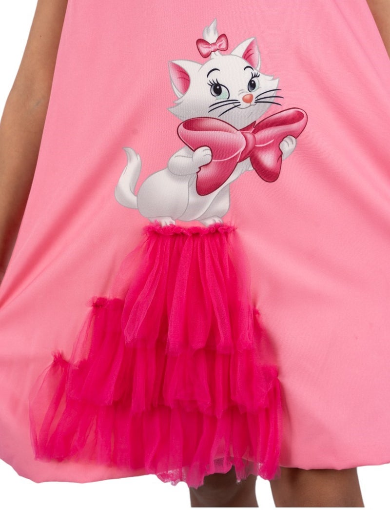 D'Daniela Pink Tulle Accent Dress - Image 4