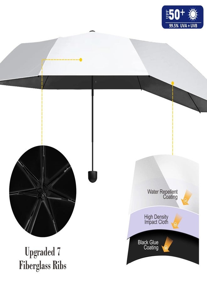 DUOUPA UPF 50+ Beach Umbrella/Sun Shade - Portable Umbrella for Sports & Outdoors - Secure Clamp, 360-Degree Swivel Adjustable Position for Maximum Sun Protection (Silver/Black, L) - Image 4