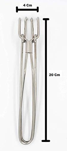 Choice Stainless Steel Chapati Roti Chimta with Pakkad Utensil Holder - Image 2