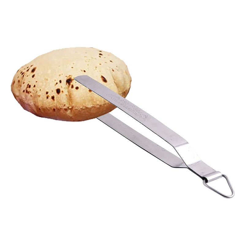 Choice Stainless Steel Chapati Roti Chimta with Pakkad Utensil Holder - Image 3