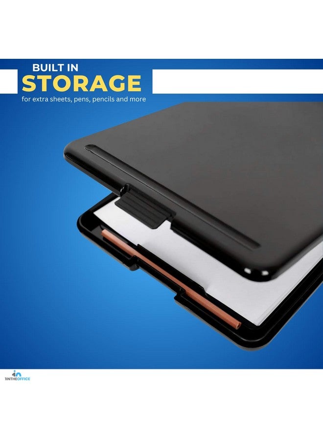 1InTheOffice Plastic Storage Clipboard Blackletter Size(4 Pack) - Image 5