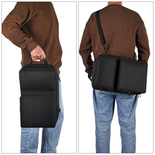 LaiMoney DJ Controller Case for AlphaTheta DDJFLX2 Hercules Inpulse 200200 MK2 Pioneer DDJ200 SmartPioneer DDJWeGO4K DJ Controller DJ Storage Travel Protective Carrying Bag with Shoulder Straps - Image 3