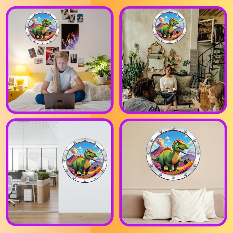 EXO DECOR Trendy Dinosaur Sticker Designs of Self Adhesive Wall Stickers for Living Room Bedroom Hall and Home Decoration 45 x 45cm Pack of 1 EDWS_14810 - Image 3