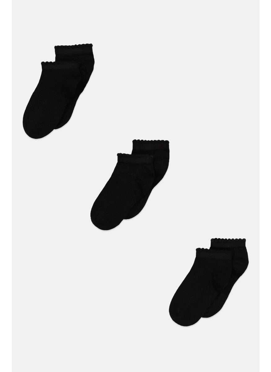 Toddler Girl 3 Pairs Ankle Socks, Black - pzsku/Z2967C6B7ACD0C26821CDZ/45/_/1724351014/2c82bed7-6ceb-4615-8a25-8fa2aee0c9d2