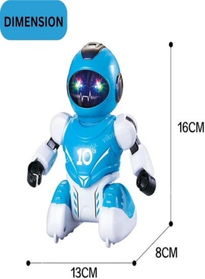 ROBOT Soccer Playing  Dancing & Walking Robot for Kids with Lights (Blue) - Image 3