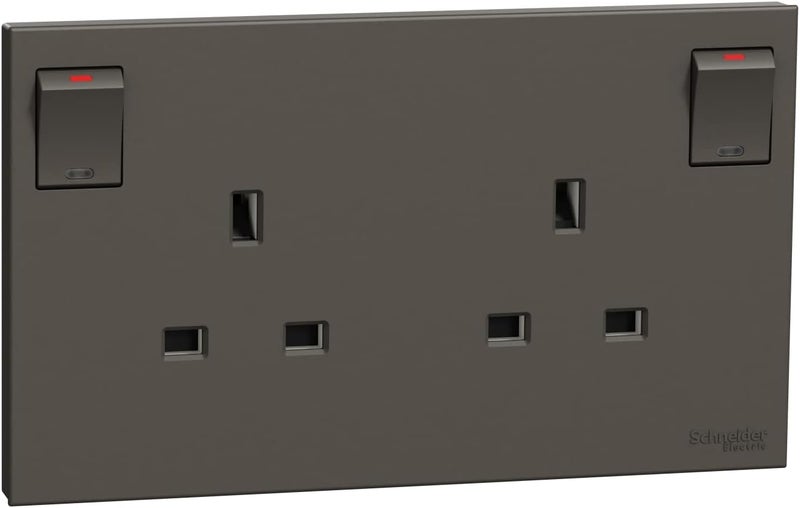 Schneider Electric AvatarOn C 2 Gang Socket - Image 1