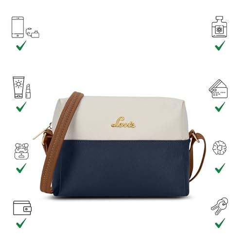 Lavie Women's Ellen Colourblock Horizantal Cross Body Sling Bag | Ladies Purse Handbag | Gift for Women - Image 5
