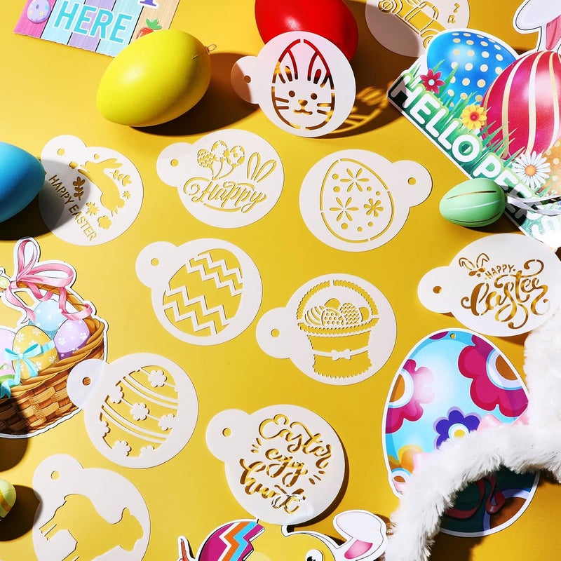 Epakh 30 Pieces Easter Cookie Stencils - Reusable Easter Stencils for Cookies, Cakes & More - Painting Stencil Set - Image 4