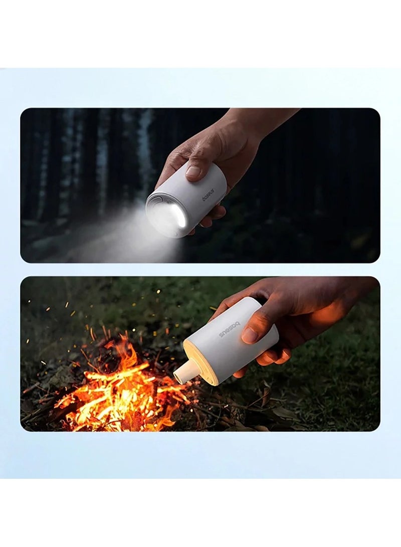 Baseus "Baseus PocketGo Pro - 4-in-1 Smart Air Pump (Inflate, Deflate, Flashlight, Fire Starter) - White"  - Image 2