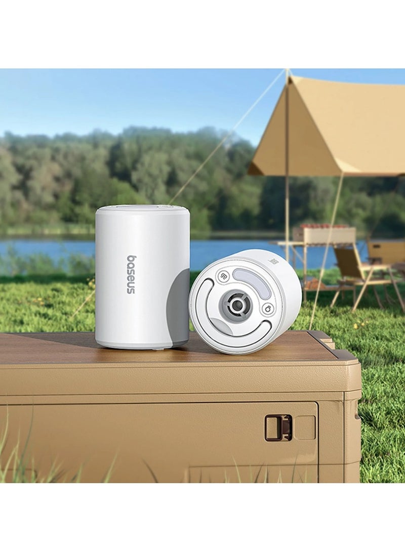 Baseus "Baseus PocketGo Pro - 4-in-1 Smart Air Pump (Inflate, Deflate, Flashlight, Fire Starter) - White"  - Image 5