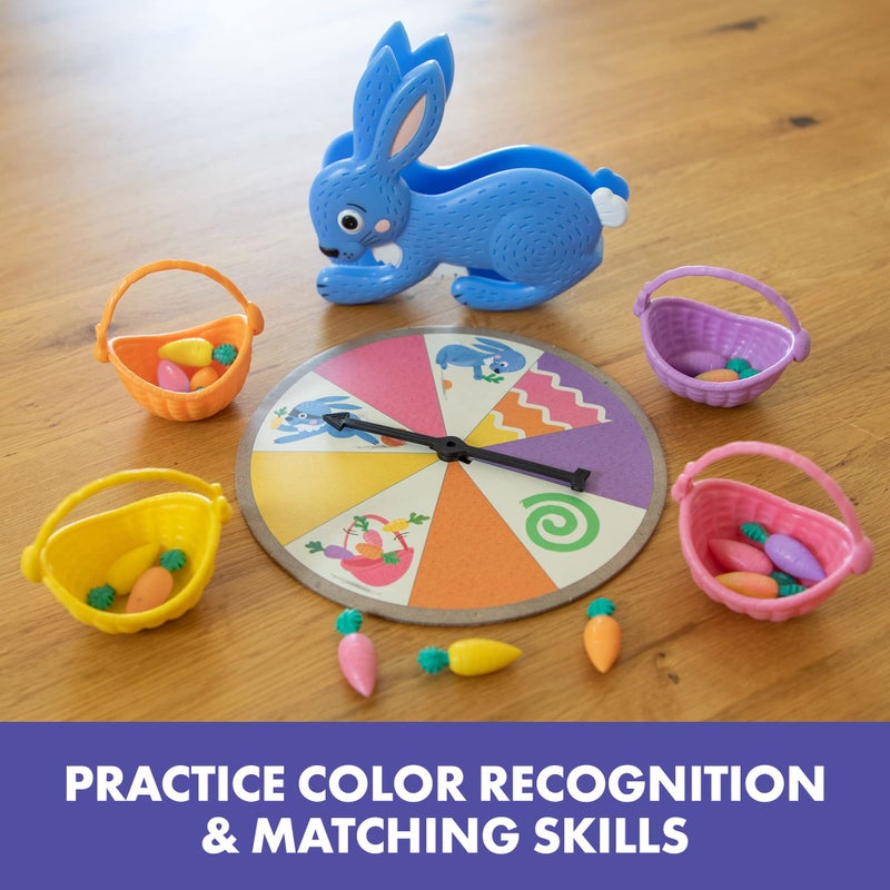 Educational Insights Hoppy Floppy's Happy Hunt - Preschool Board Games for 3 Year Olds, Color Matching Games for Toddlers 3-5, Kids' Fine Motor Game, Cute Preschool Learning Activities - Image 2
