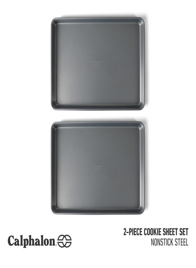 كالفالون صينية خبز غير لاصقة من كاليفالون تايتان ستيل كور، قطعتان، مقاس 12 × 17 بوصة - Image 2
