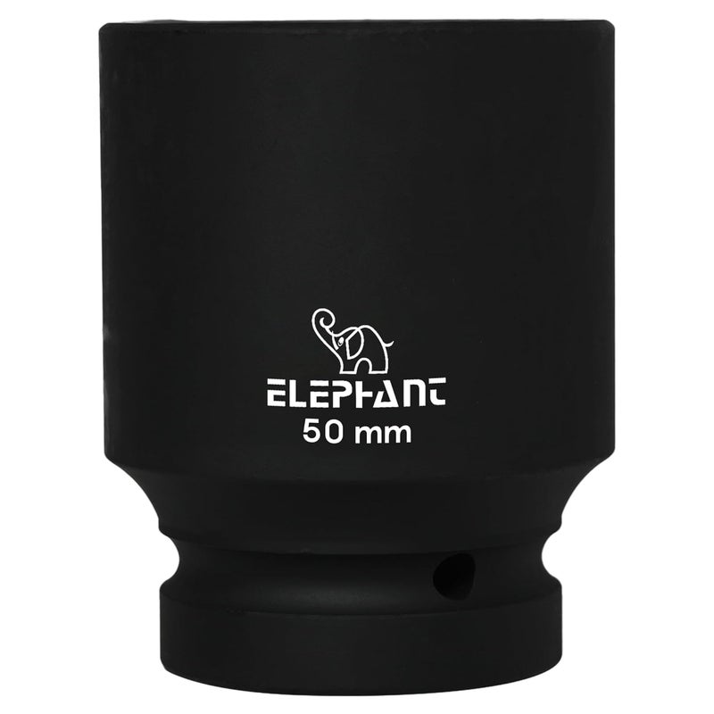 Elephant مفتاح صدمة مربع 1" 6 نقاط حجم 50 مم، طول 90 مم - Image 1