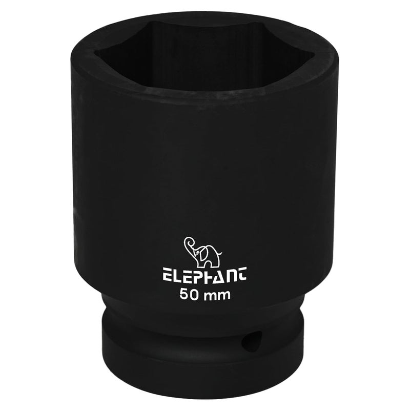Elephant مفتاح صدمة مربع 1" 6 نقاط حجم 50 مم، طول 90 مم - Image 2
