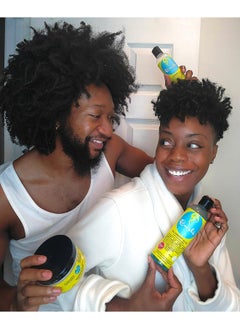 Curls مجموعة أدوات التحكم في الشعر من Urls Blueberry Bliss Define & Defrizz Wash And Go'S Twist Outs Braid Outs And Roller Sets For Wavy Curly And Coily Hair Types 12Oz  - Image 5