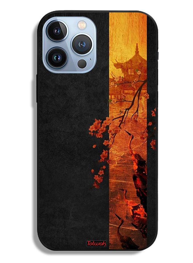 Tolwak Apple iPhone 13 Pro Max Protective Case Autumn Colors Art - Image 2