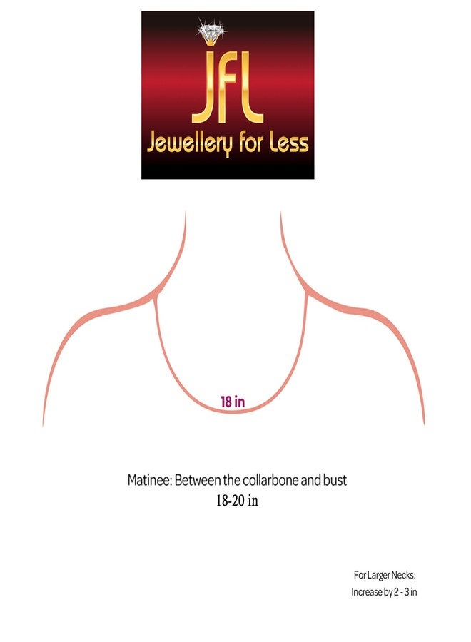 JFL Women's -Jewellery For Less Pride Multi-Color Beads Pendant Gold Changeable With Black Beaded Golden Chain Magalsutra,Valentine - Image 5