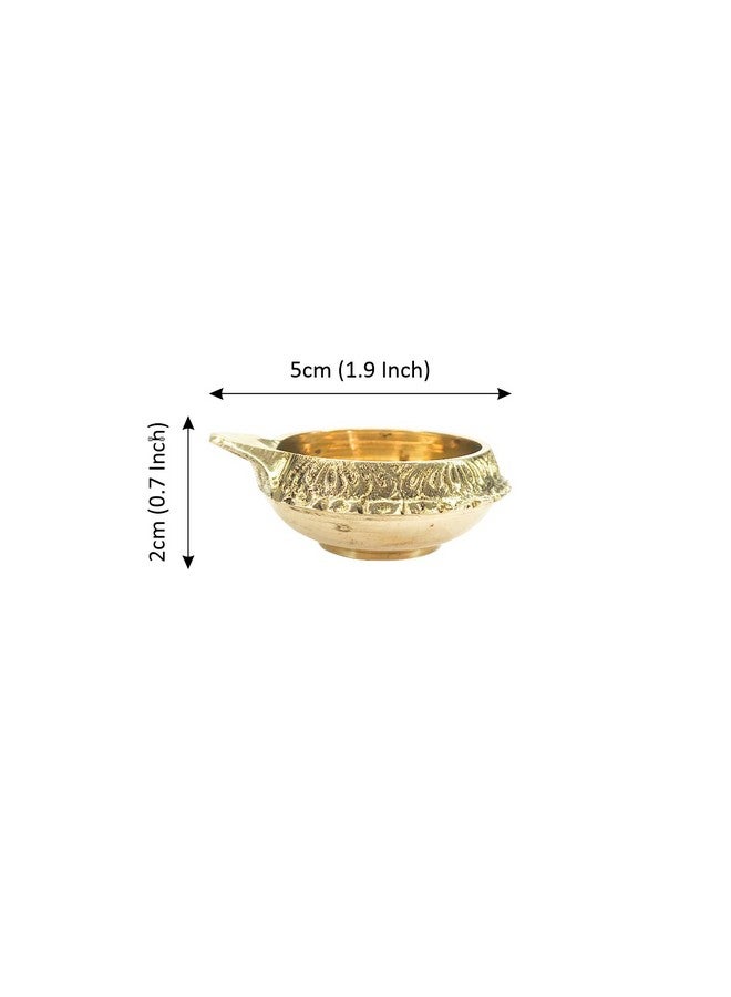 TORPPEZA Brass Kuber Diyas Oil Lamps for Puja Room Decoration and Diwali Festival (Pack |30) - Image 2