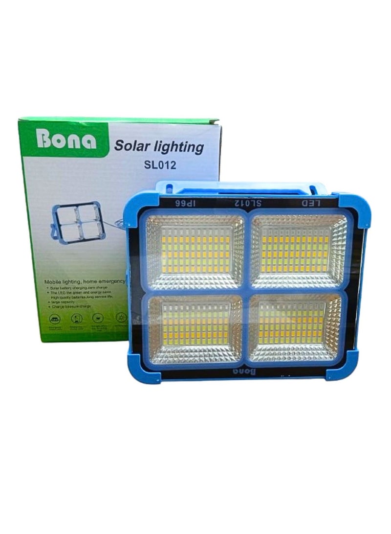 BONA ضوء شحن شمسي 100 واط ضوء شمسي قابل لإعادة الشحن / مصباح SL012 بألوان متنوعة - Image 1