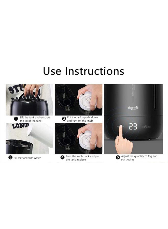 ديرما جهاز ترطيب وتنقية الهواء الرقمي F600S أسود - Image 2
