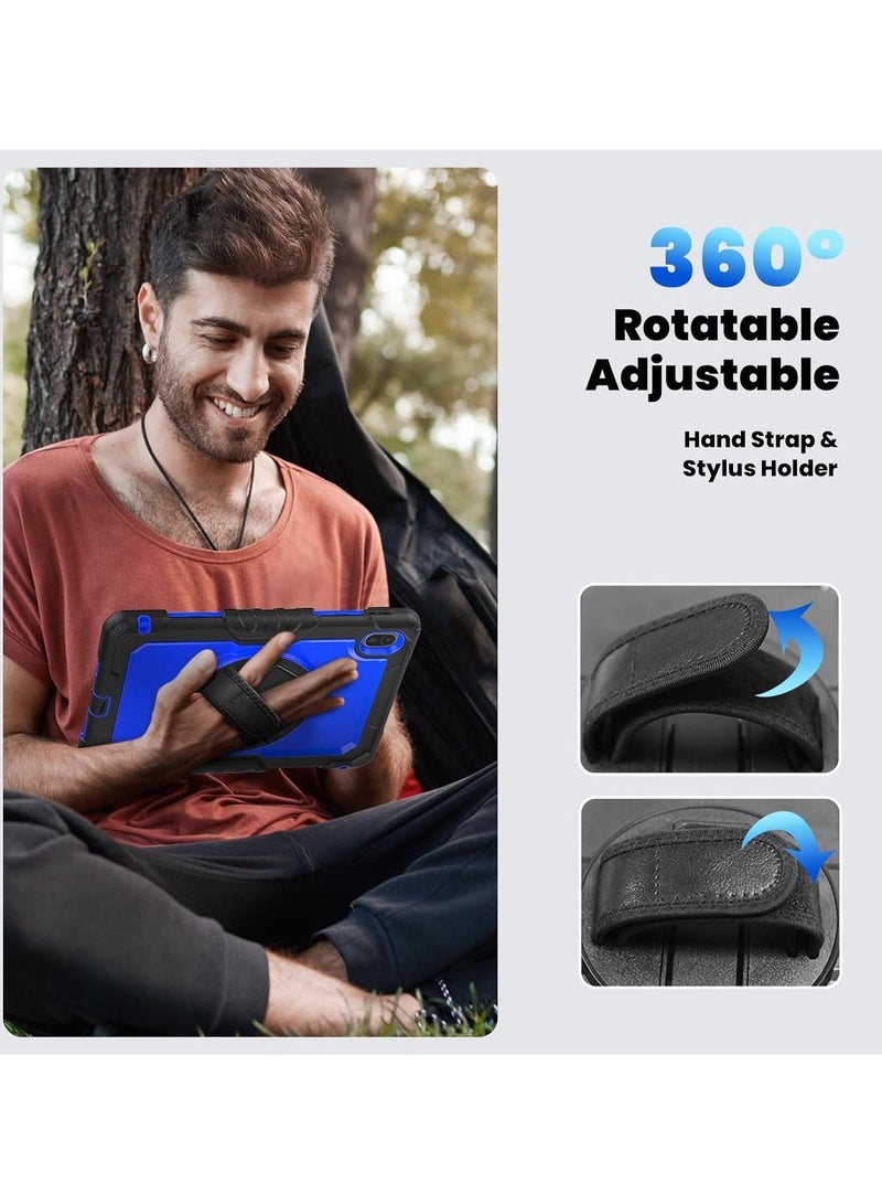 Huawei MatePad SE 11 (2024) 11-inch Protective Case 【Built-in Screen Protector】 360° Rotatable Stand Heavy-Duty Shockproof Case with Hand/Shoulder Strap - Image 4