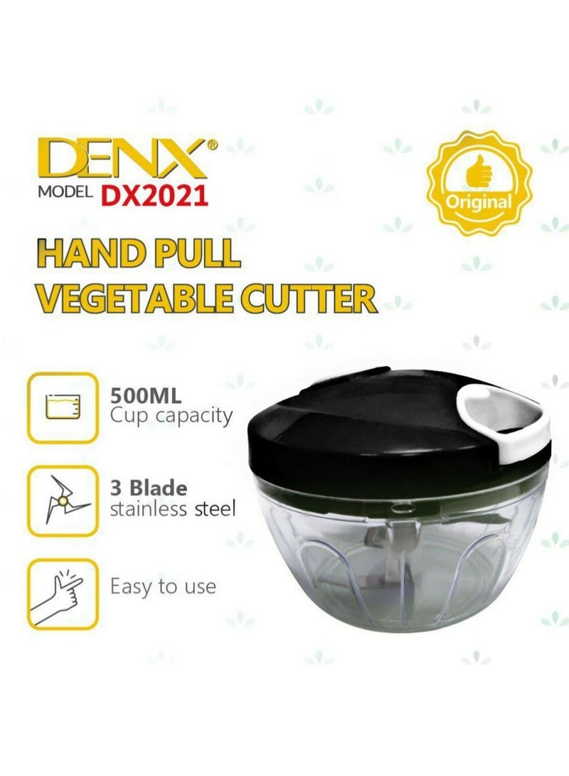Denx Easy To Use Manual Vegetable Slicer With A 500Ml Bowl - Image 1