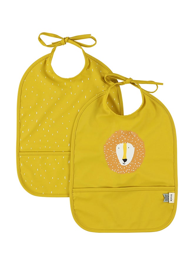 Trixie Waterproof Bib 2-Pack - Mr. Lion - Image 1