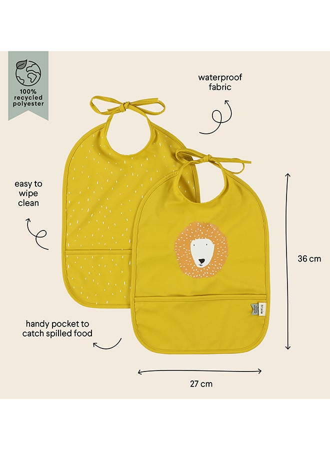 Trixie Waterproof Bib 2-Pack - Mr. Lion - Image 2