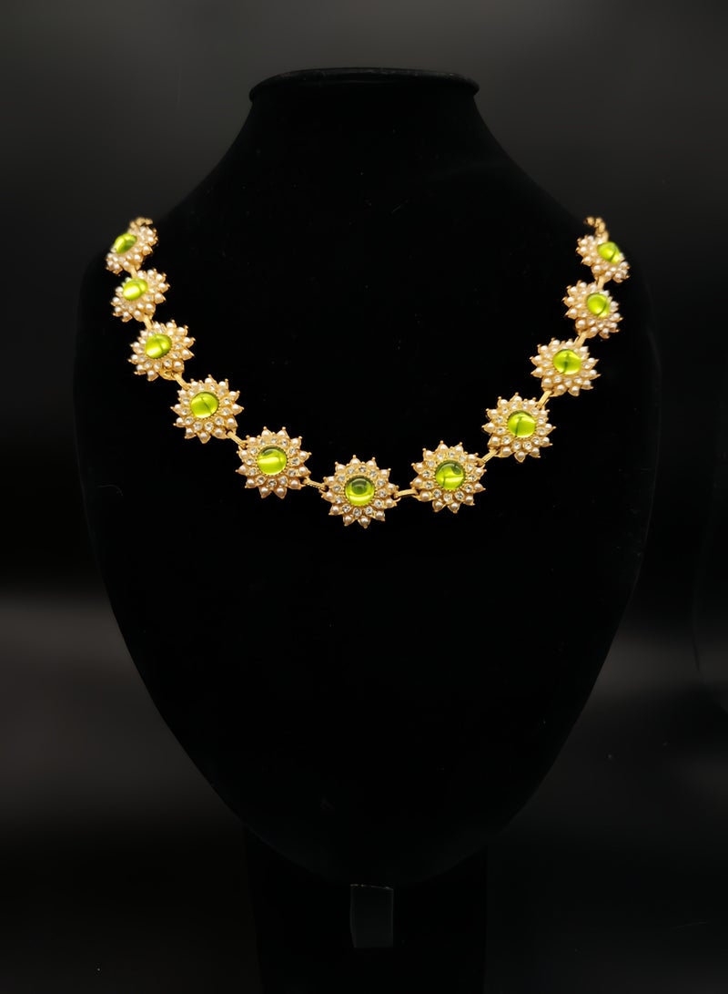 Beautiful special green gem necklace - Image 2